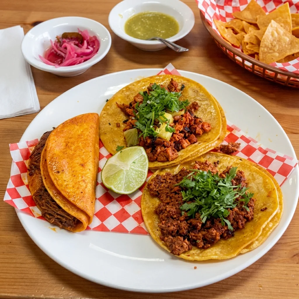 Crispy tostadas at Taco Loco in London, Ontario