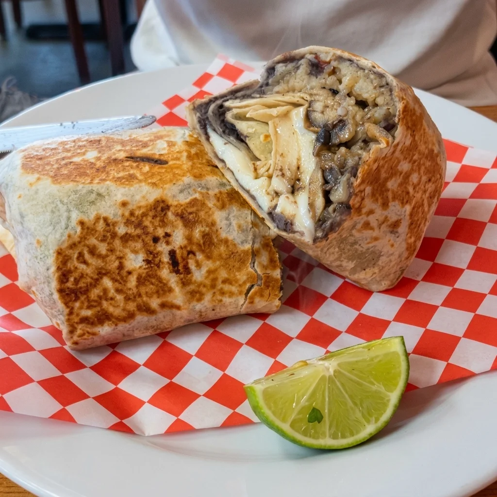 Loaded burritos at Taco Loco in London, Ontario